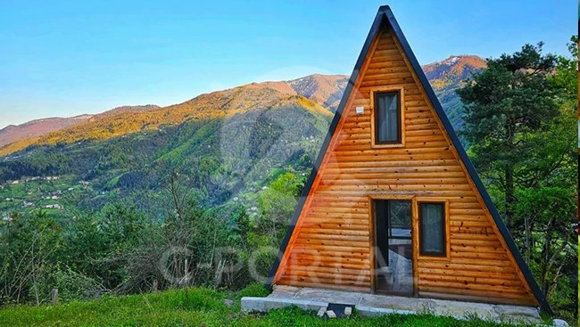 كوخ A Frame Cottage في Batumi - أكواخ باتومي