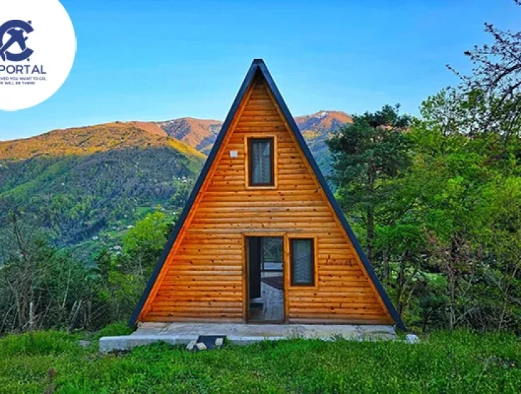 أكواخ a frame cottage