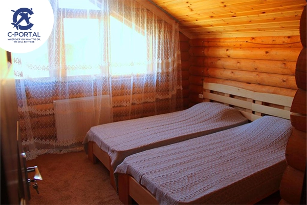 أكواخ LOG HOUSE