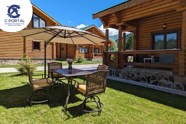 أكواخ LOG HOUSE