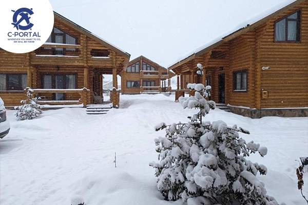 أكواخ LOG HOUSE