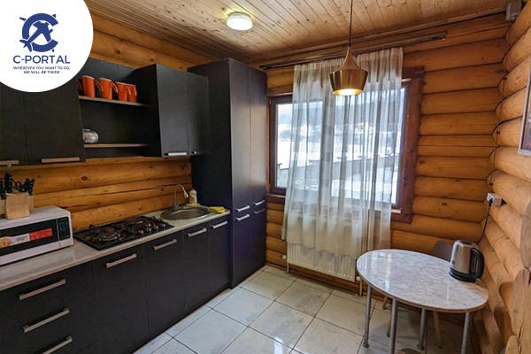 أكواخ LOG HOUSE