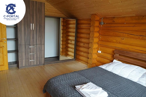 أكواخ LOG HOUSE
